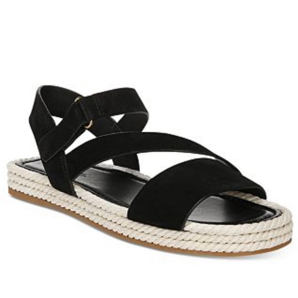 *VINCE* Eliana Suede Leather Espadrille Sandal